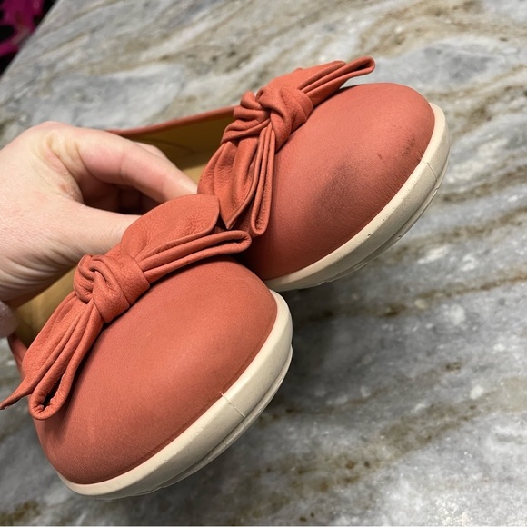 Hotter Comfort Concept Slip On “Jewel” Shoes Women's Apricot Red - Picture 7 of 11